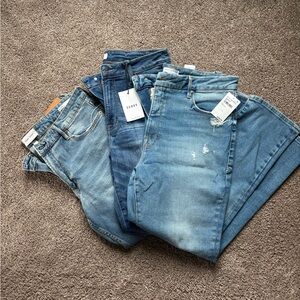 Good American, Dear John, Ceros Women's Size 32 Lot Straight Leg Jeans